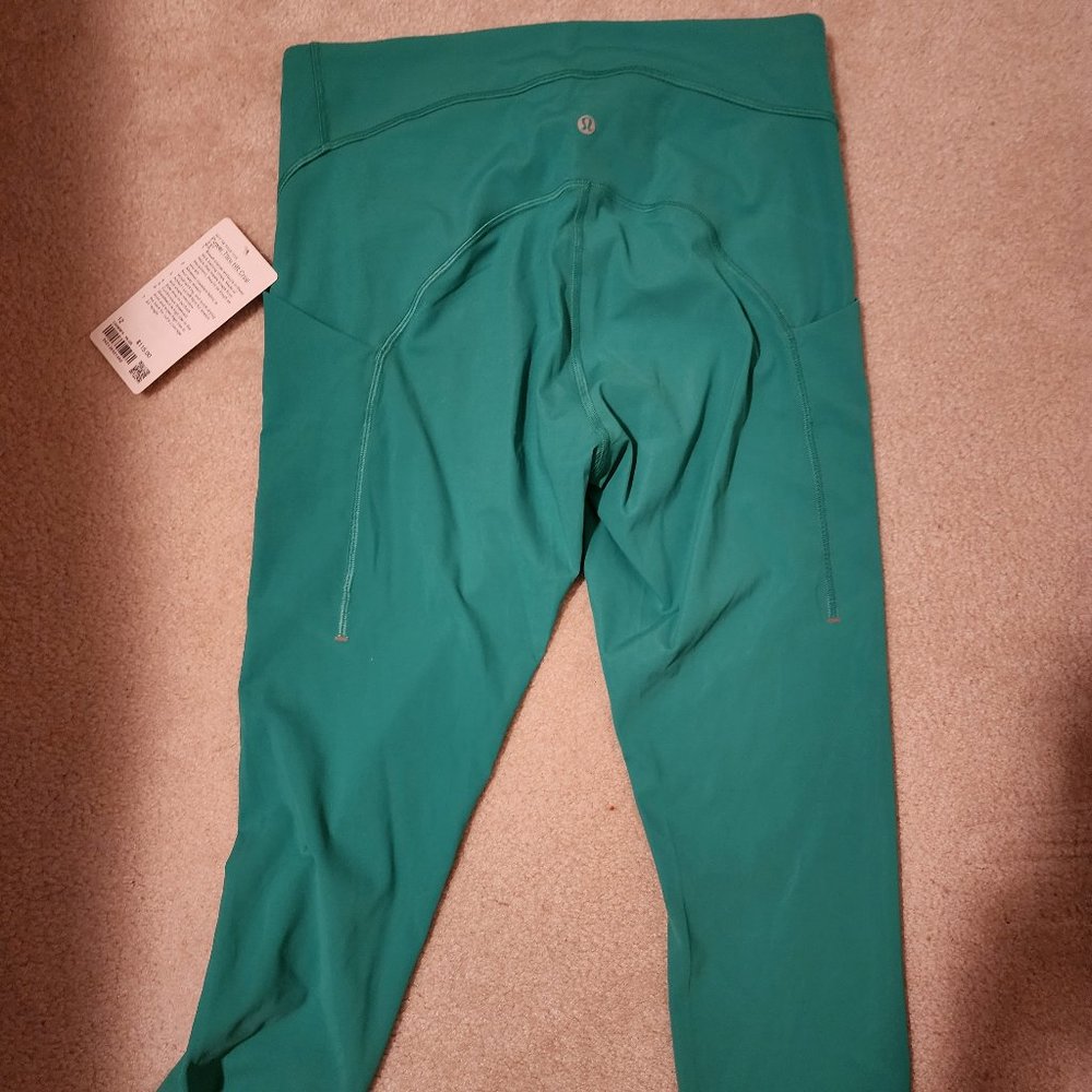 Lululemon Power Thru HR Crop 23"- Green